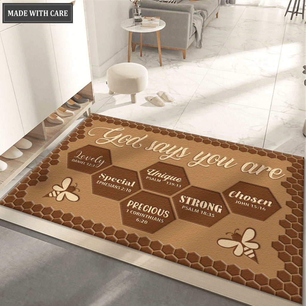 Beehive God Says You Are Brown Doormat