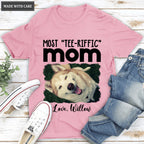 Most Tee-riffic Dad/ Mom Custom Pet Photo Tshirt