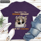 Our Human Servant - Cat Personalized Custom Unisex T-shirt