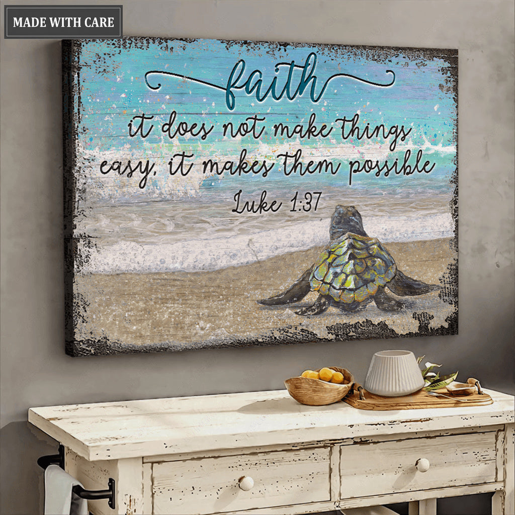 Turtle Faith Wall Art