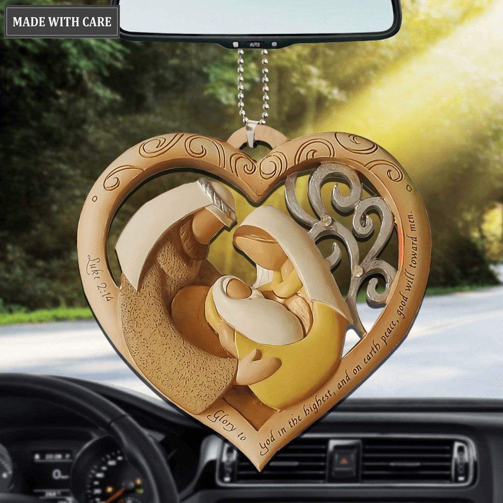 Holy Family Christmas Nativity Ornament