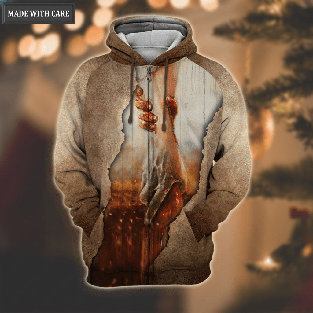 Jesus Hand Trust In God Hoodie