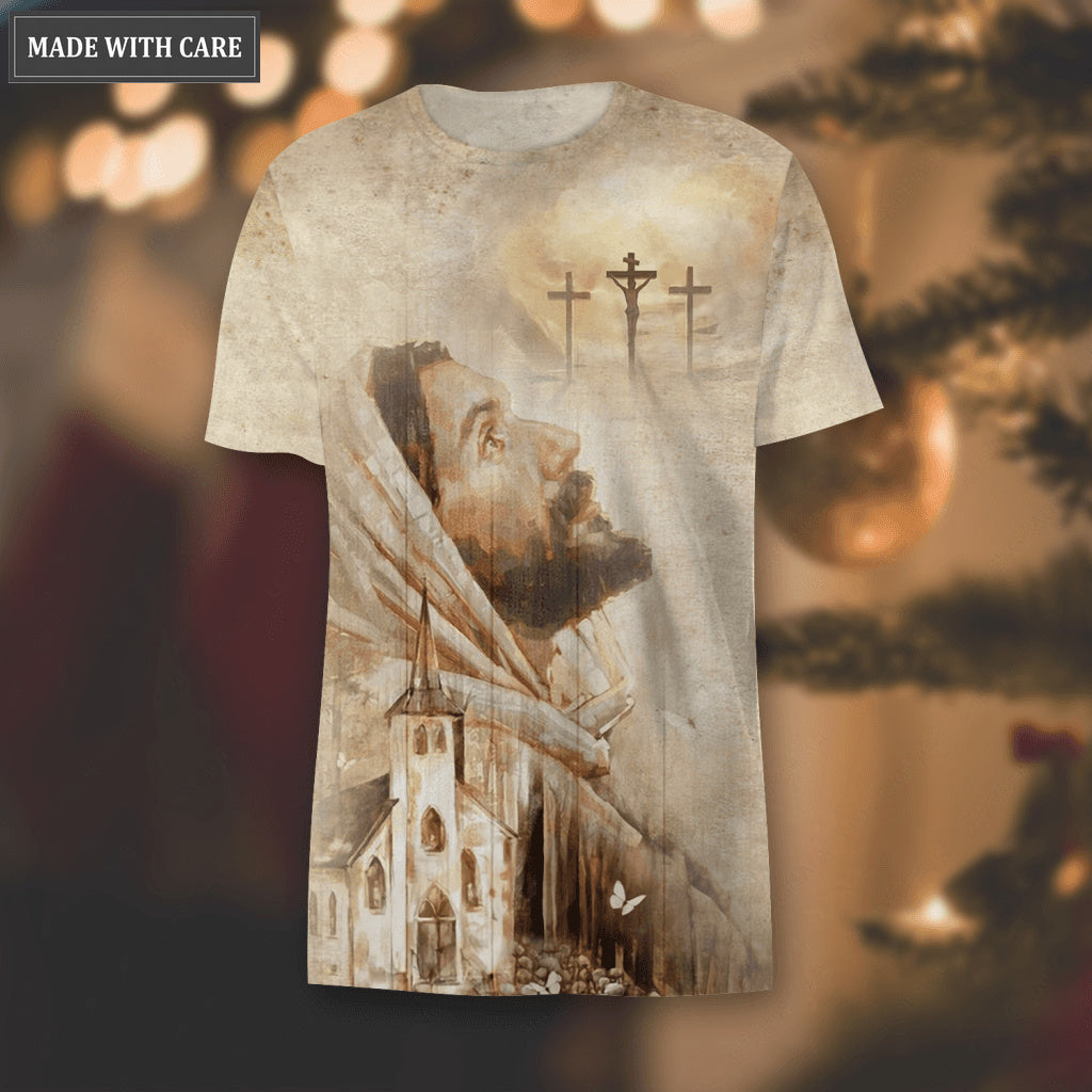 Jesus Light Of Cross Just Have Faith Hoodie