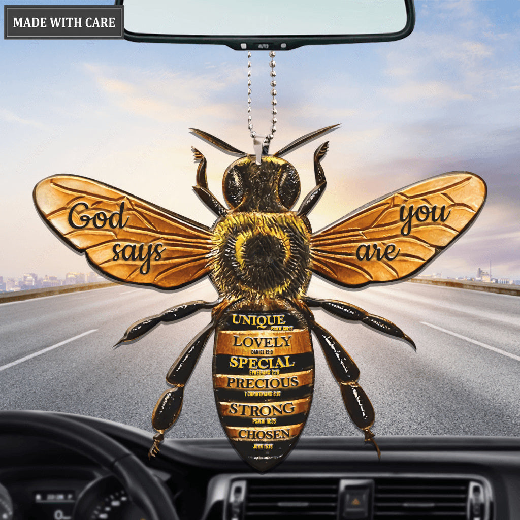 Bee God Says You Are Ornament