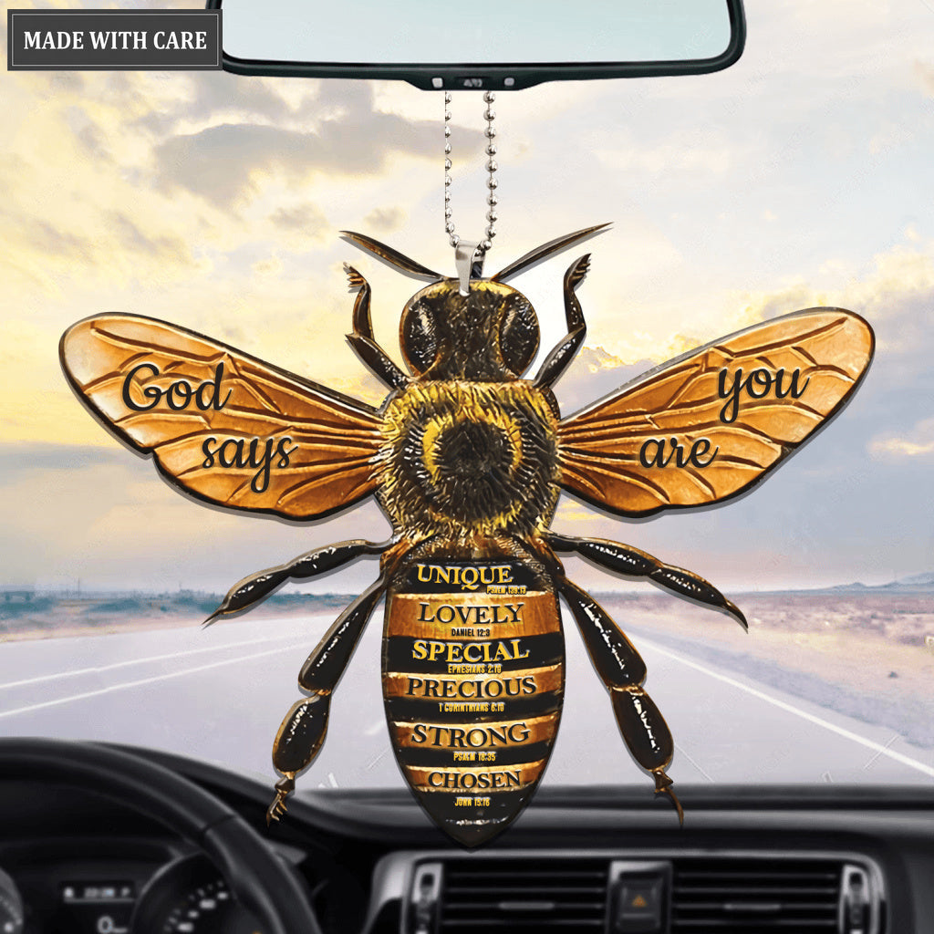 Bee God Says You Are Ornament