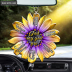 Gold Daisy God Says You Are Ornament