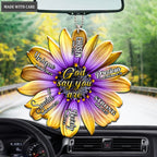 Gold Daisy God Says You Are Ornament