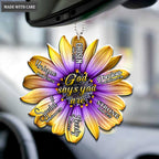 Gold Daisy God Says You Are Ornament