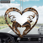 Deer Heart God Blessed Personalized Ornament