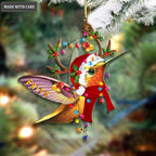 Faith Hummingbird Christmas Ornament