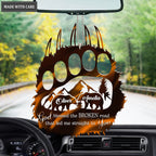 Bear Paw God Blessed Personalized Ornament