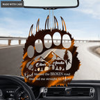 Bear Paw God Blessed Personalized Ornament