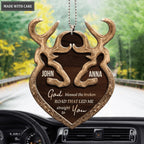 Browning Deer Couple God Blessed Personalized Ornament