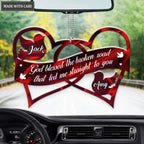 Personalized Doves Love Heart God Blessed Ornament