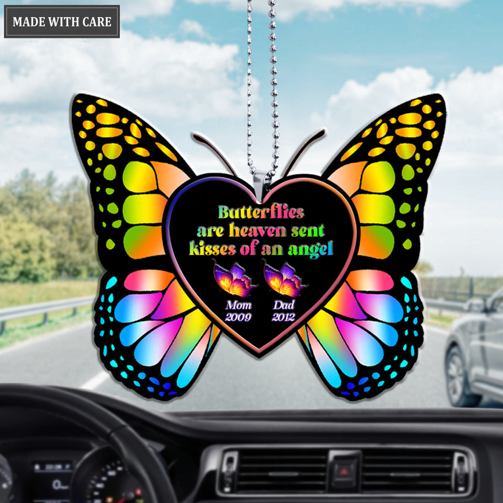 Butterflies Are Heaven Sent Kisses Of An Angel Personalized Ornament