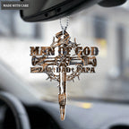 Man Of God Husband Dad Papa Ornament