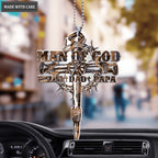 Man Of God Husband Dad Papa Ornament