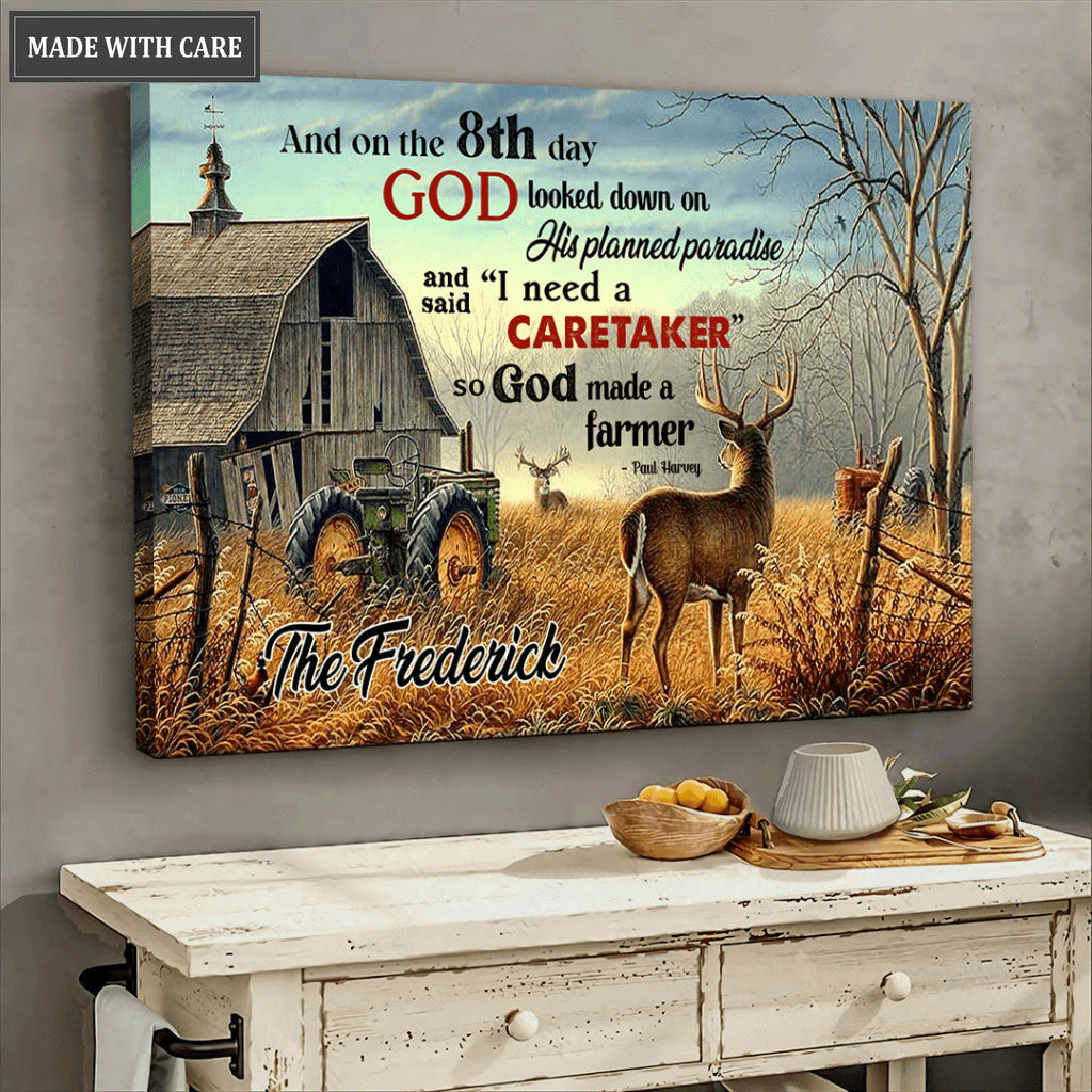 Personalized Farm Wildlife Canvas Wall Art