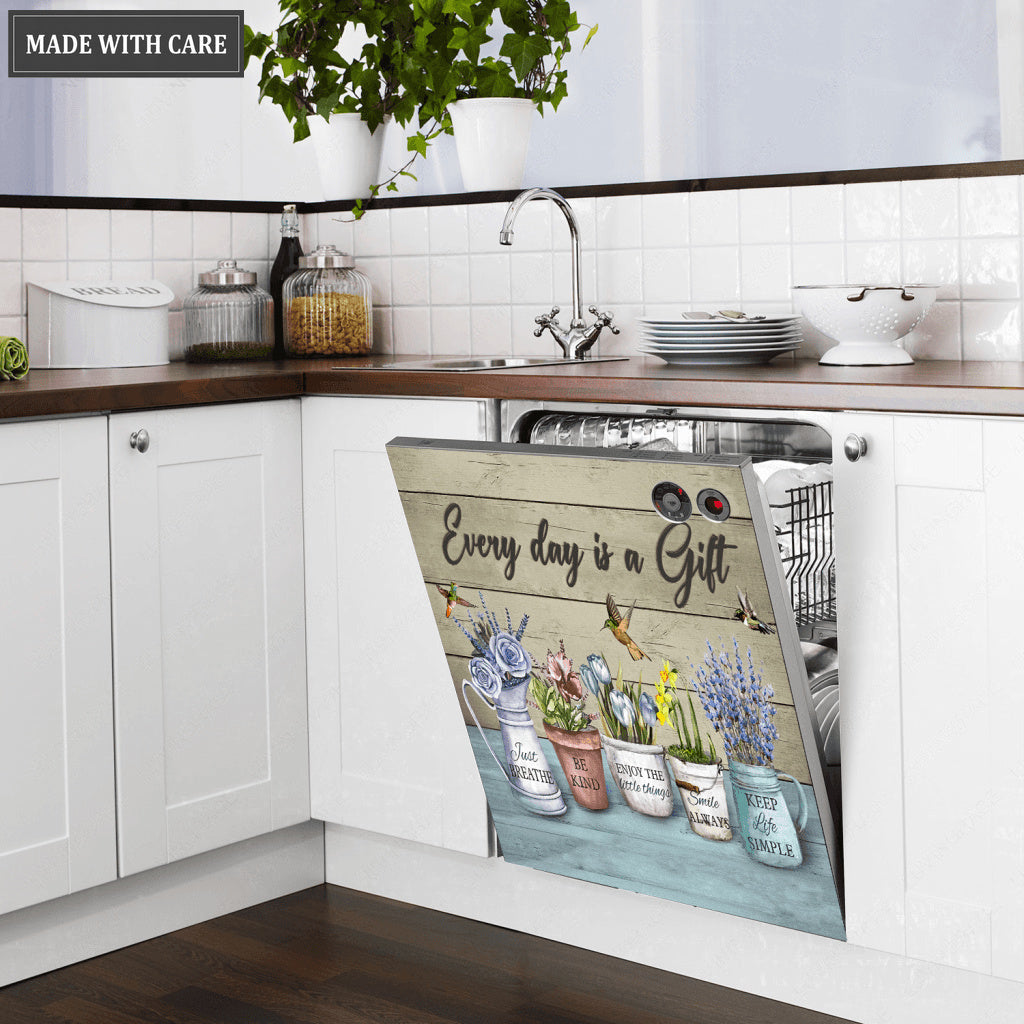 Every Day Is A Gift Magnetic Dishwasher Cover