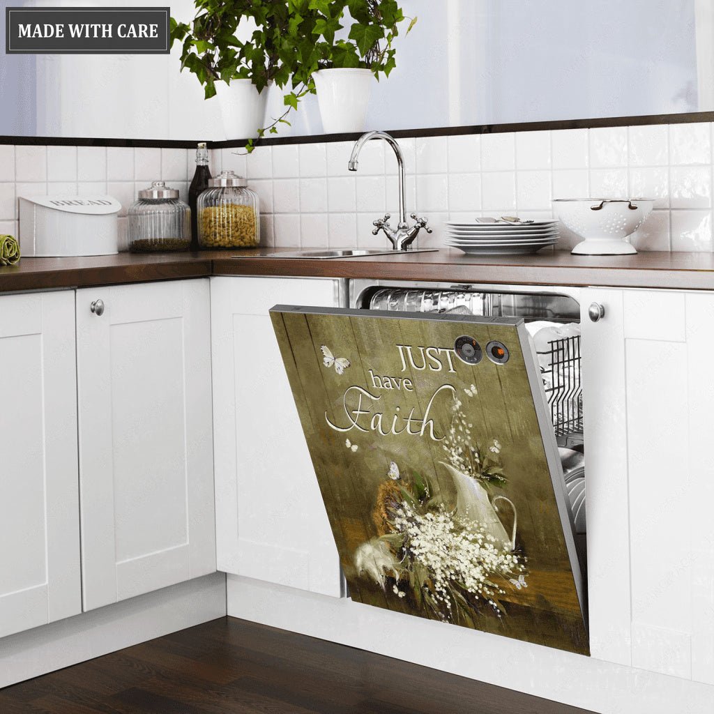 Just Have Faith Magnetic Dishwasher Cover