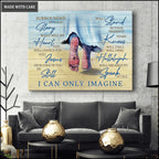 He Walks Surrounded By GLory Canvas Wall Art