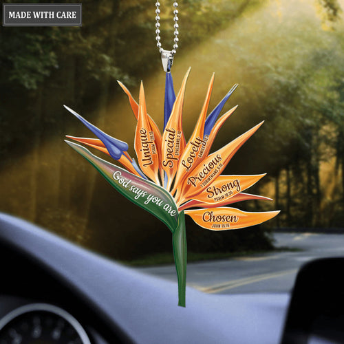Bird Of Paradise Flower God Says You Are Ornament