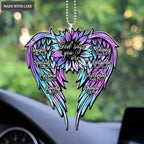 Hologram Flower Wings Memorial Ornament