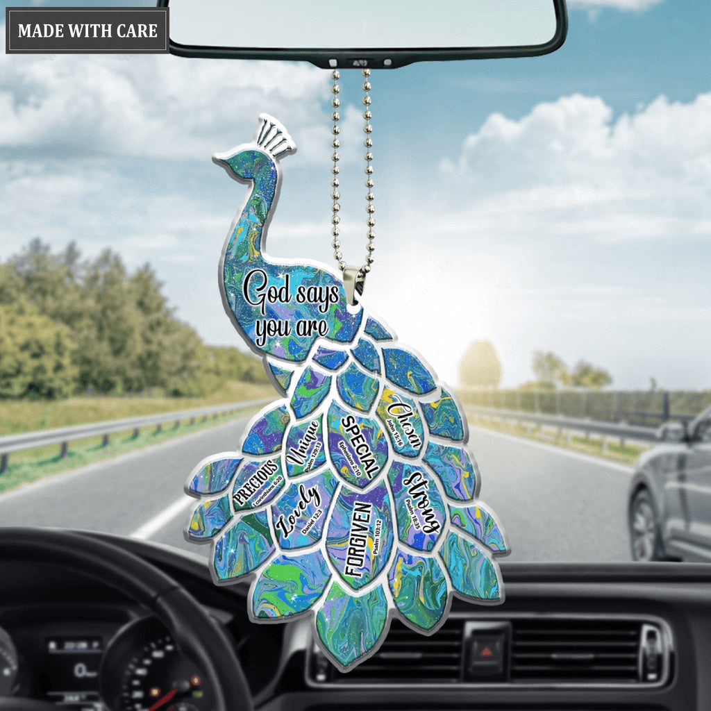 Peacock You Are Special Ornament