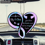 Personalized Infinity Heart Couple Ornament