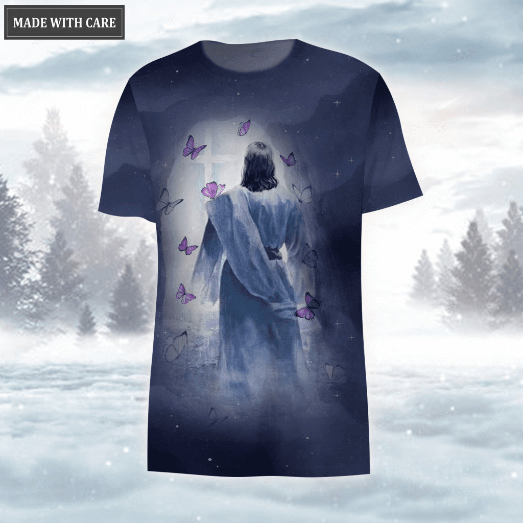 Butterfly Jesus Come To Light From Cross Hoodie