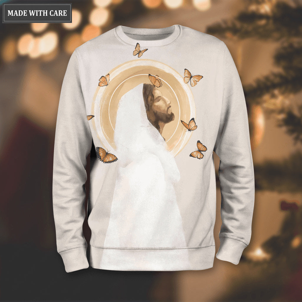 Christ Butterfly All My Hope Is In Jesus Hoodie