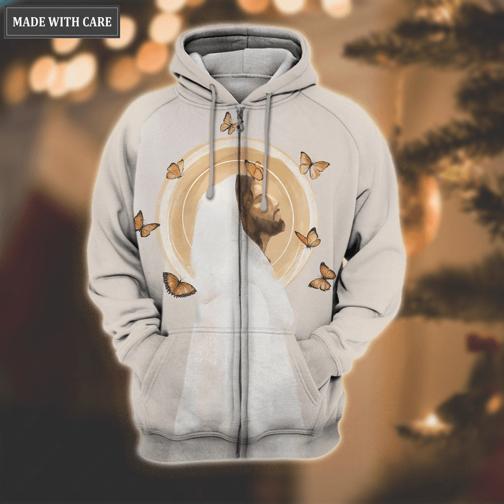 Christ Butterfly All My Hope Is In Jesus Hoodie