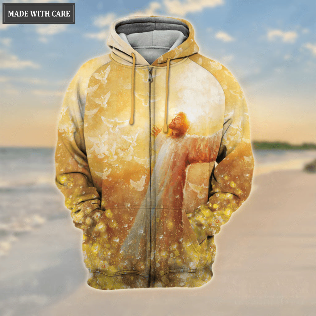 Dandelion Dove Light Of Christ Hoodie