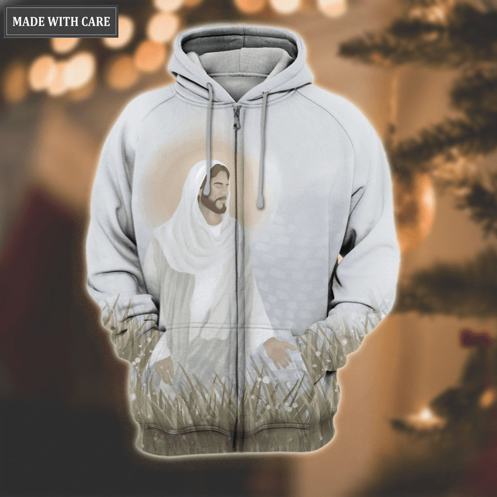 Elegant Vintage Jesus Christ Cross Hoodie