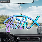Hologram Faith Ichthys Ornament