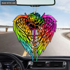 Angel Wings Rainbow Faith Ornament