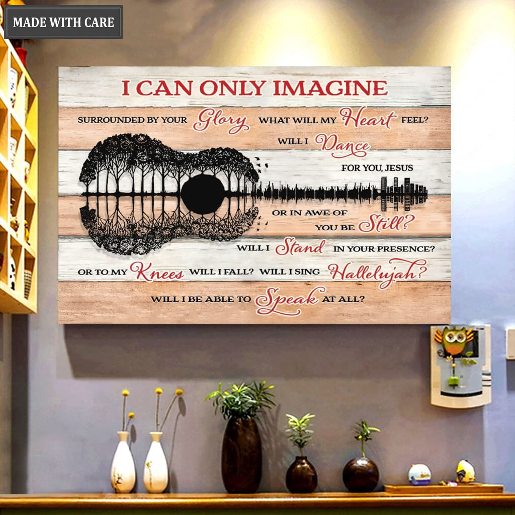 Guitar By Glory Canvas Wall Art
