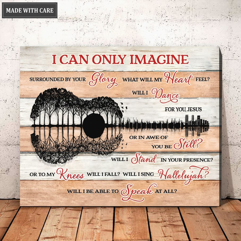 Guitar By Glory Canvas Wall Art