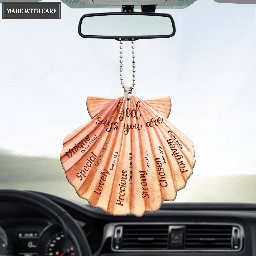Seashell God Says You Are Ornament