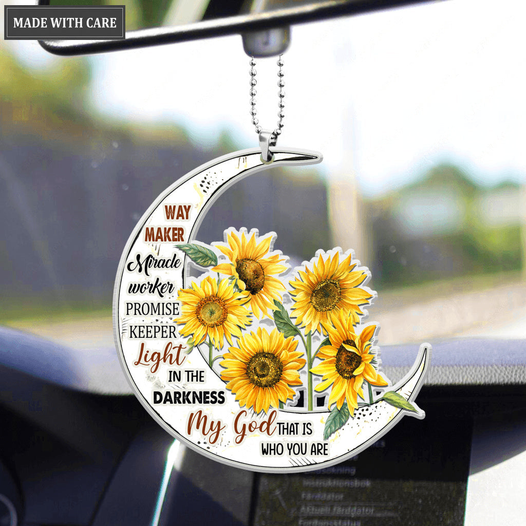 Sunflower Moon Way Maker Ornament