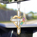 Cross Heart Ornament