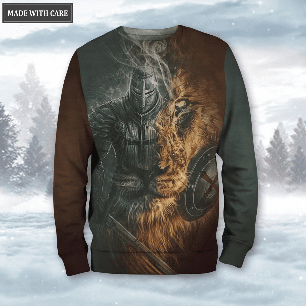 Lion Armor Knight Son Of The King Child Of God Hoodie