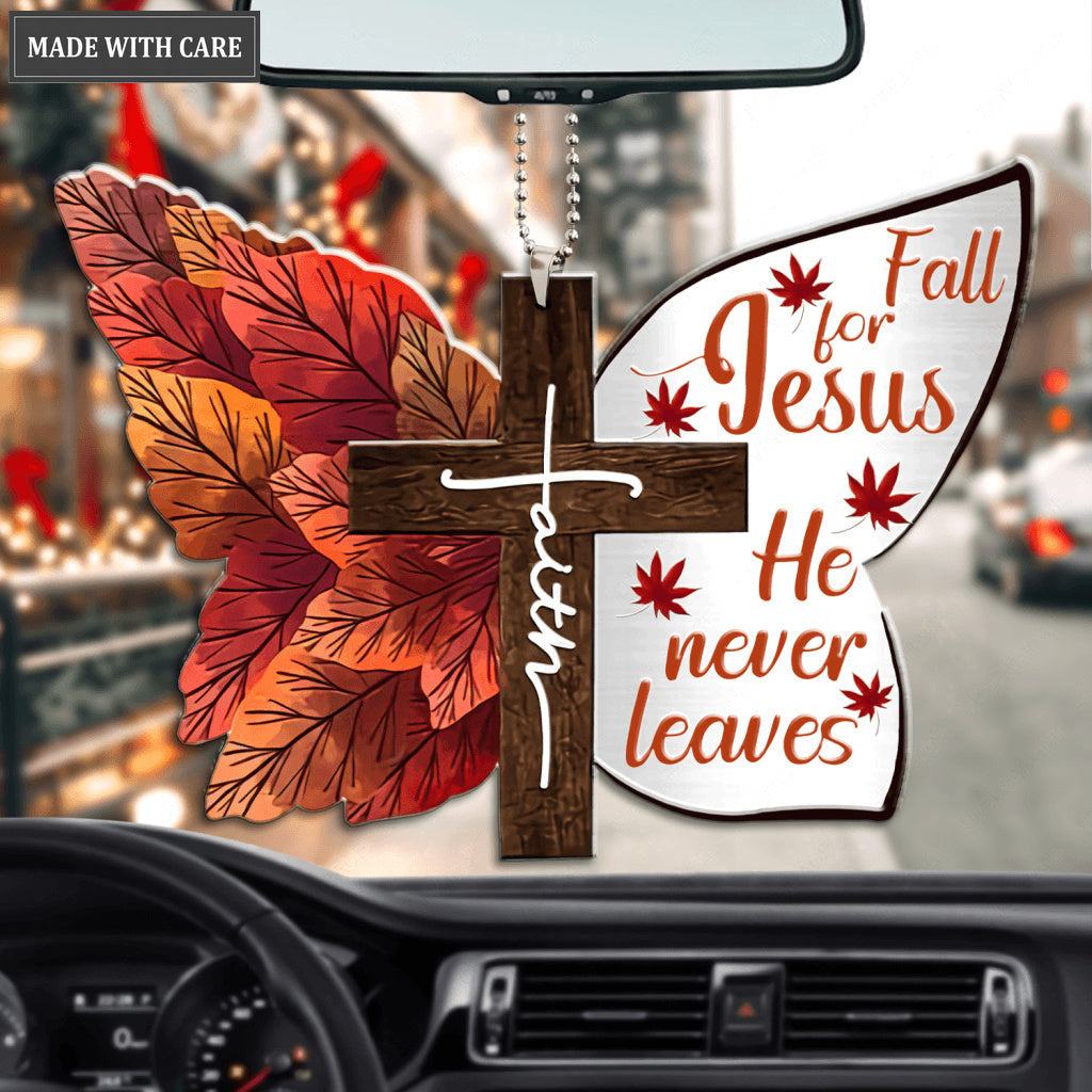 Faith Butterfly Fall For Jesus Ornament