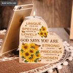 Sunflower And Butterfly Thank God Every Day Candle Holder