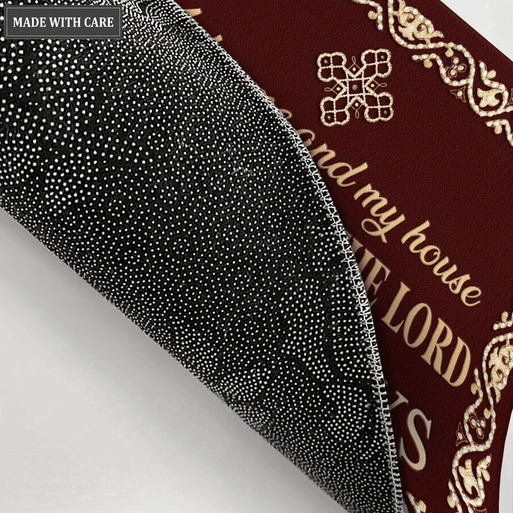 Personalized Religious Doormat Serve The Lord