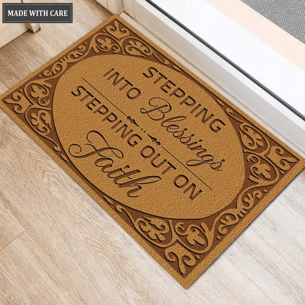 Faith And Blessing Doormat