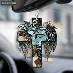 Angel Wings Cross Ornament