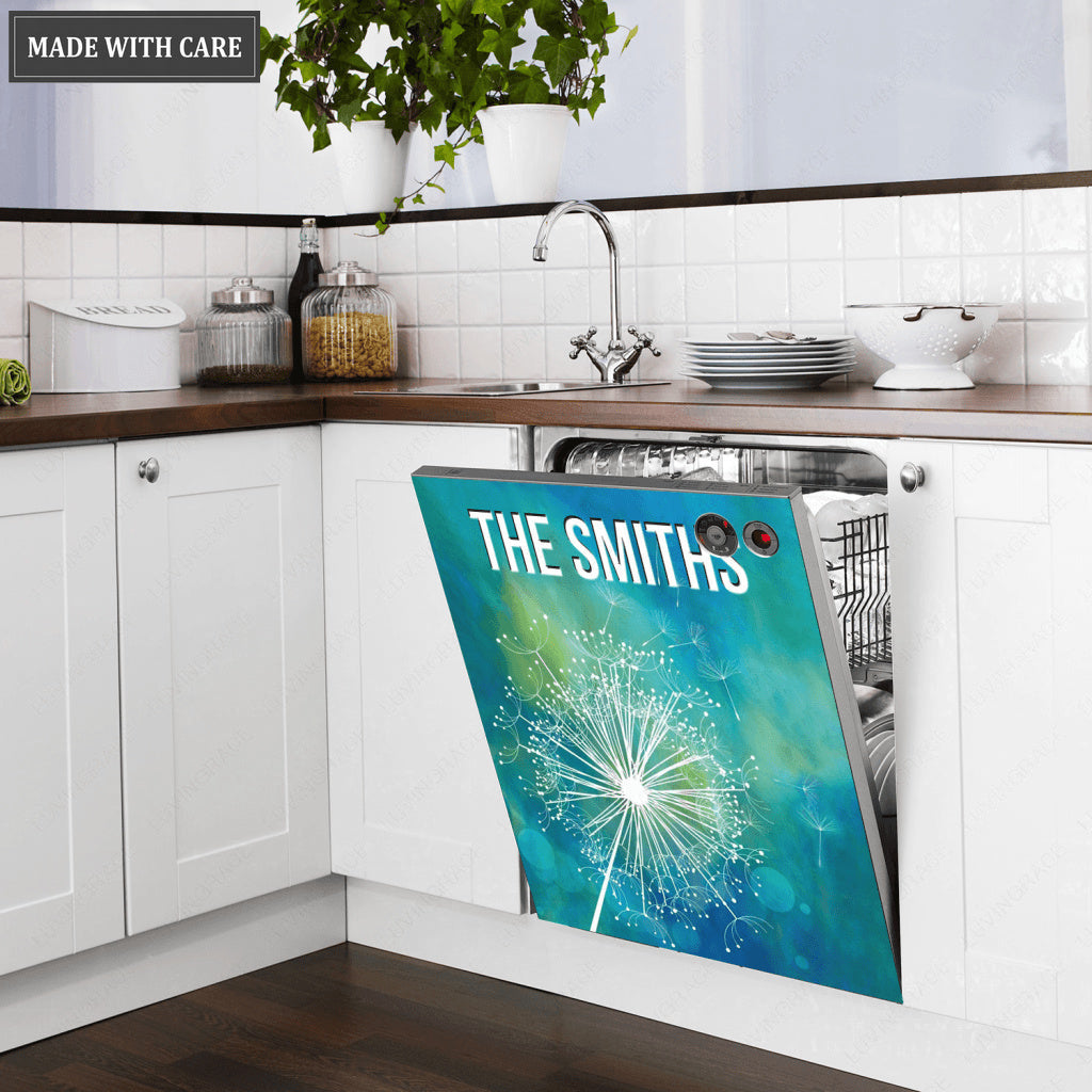 Personalized Kitchen Dishwasher Magnet Cover Beautiful Dandelion