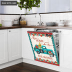 Personalized Kitchen Dishwasher Magnet Cover Frontier Farmhouse Truck