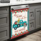 Personalized Kitchen Dishwasher Magnet Cover Frontier Farmhouse Truck